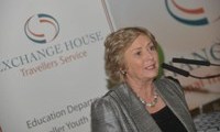 Minister Fitzgerald addresses the assembled audience